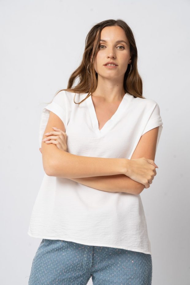 Blusa Tulipan Blanca
