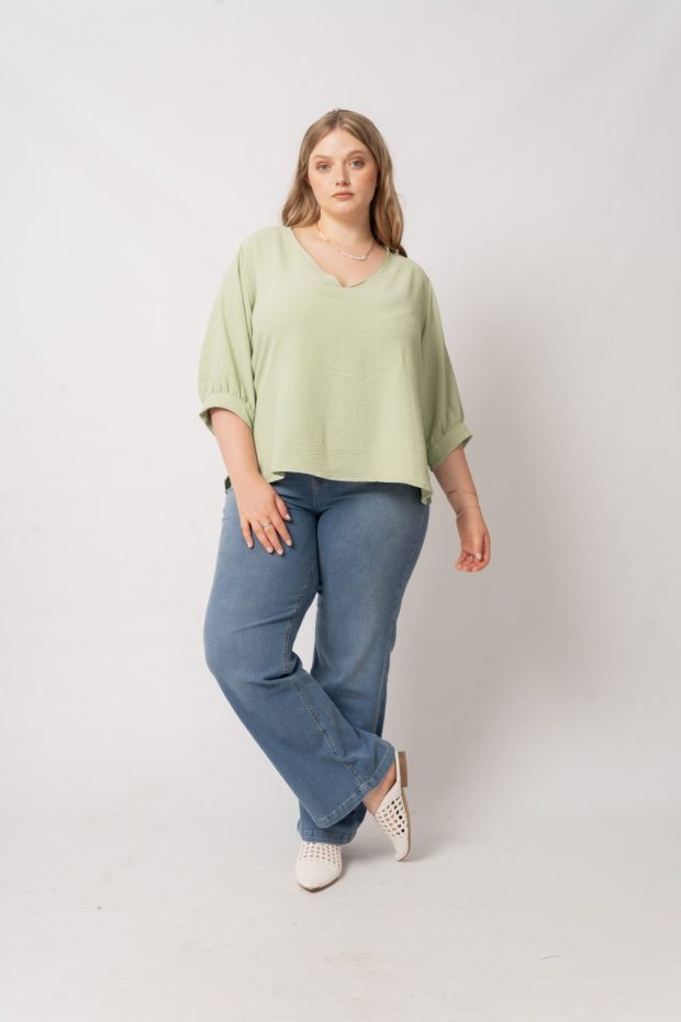 Blusa Iris verde