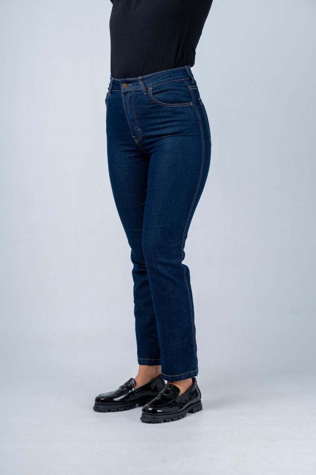 Jean straight azul