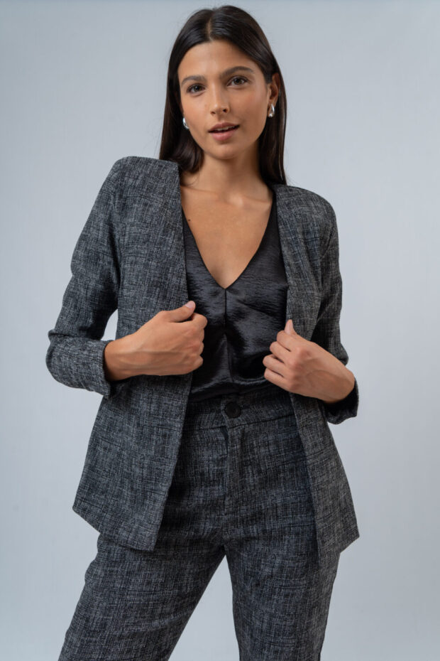 Blazer sastrero lurex