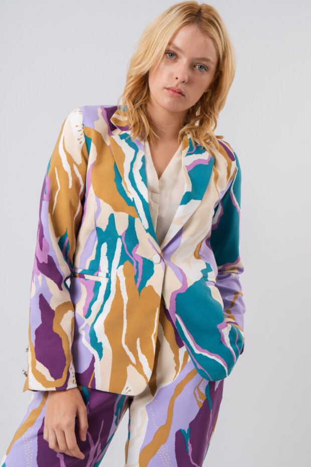 Blazer lineal trama