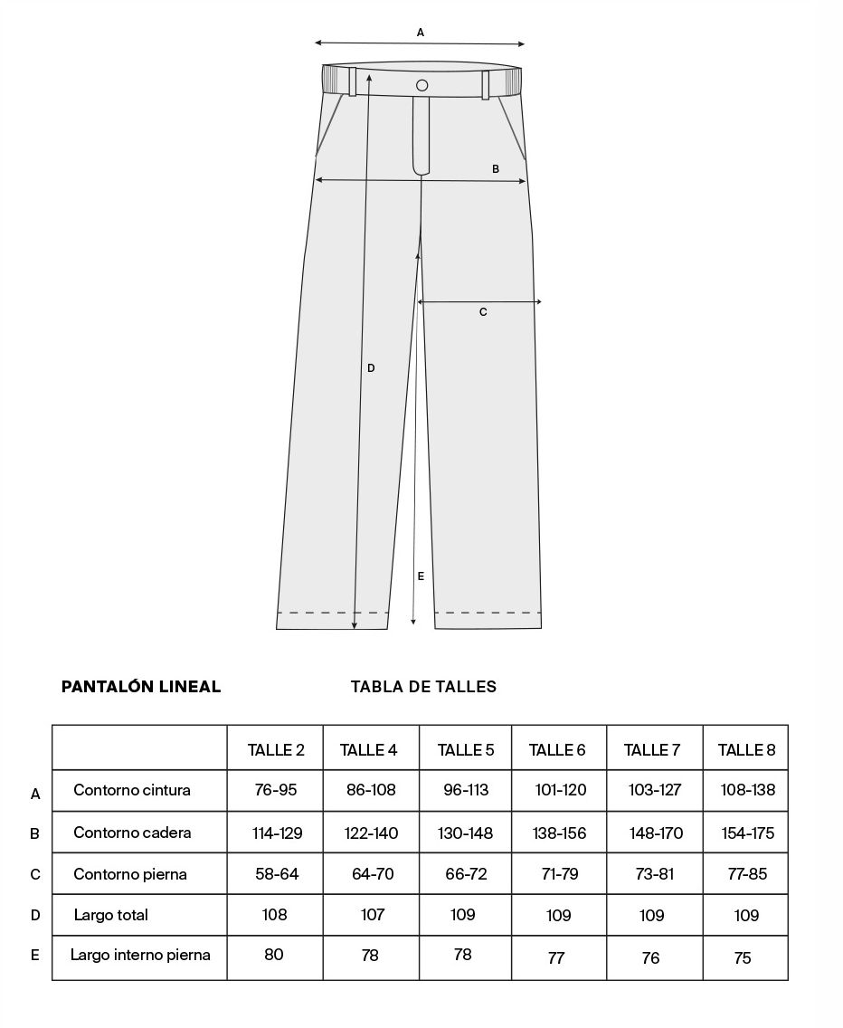 PANTALON LINEAL