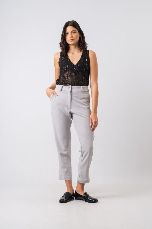 Pantalon clara plata